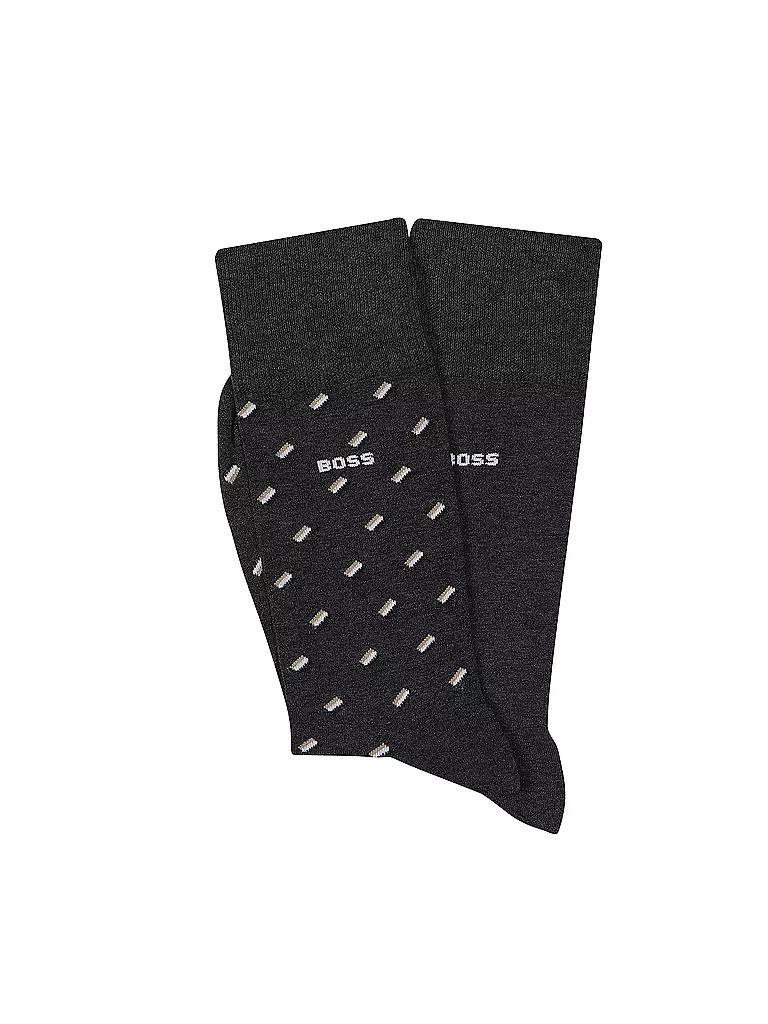 BOSS | Calcetines paquete de 2 carbón | Gris