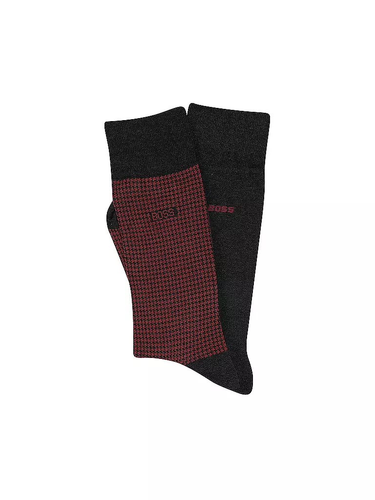 BOSS | Calcetines paquete de 2 carbón | Gris
