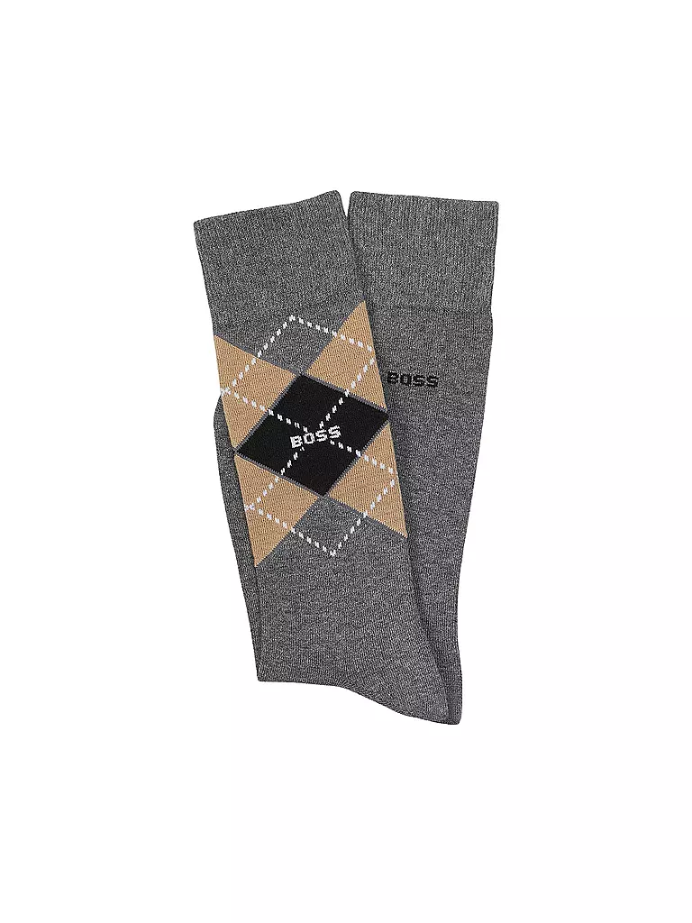 BOSS | Calcetines paquete de 2 gris medio | Gris