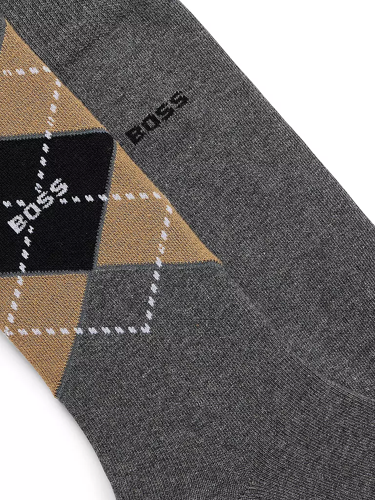 BOSS | Calcetines paquete de 2 gris medio | Gris