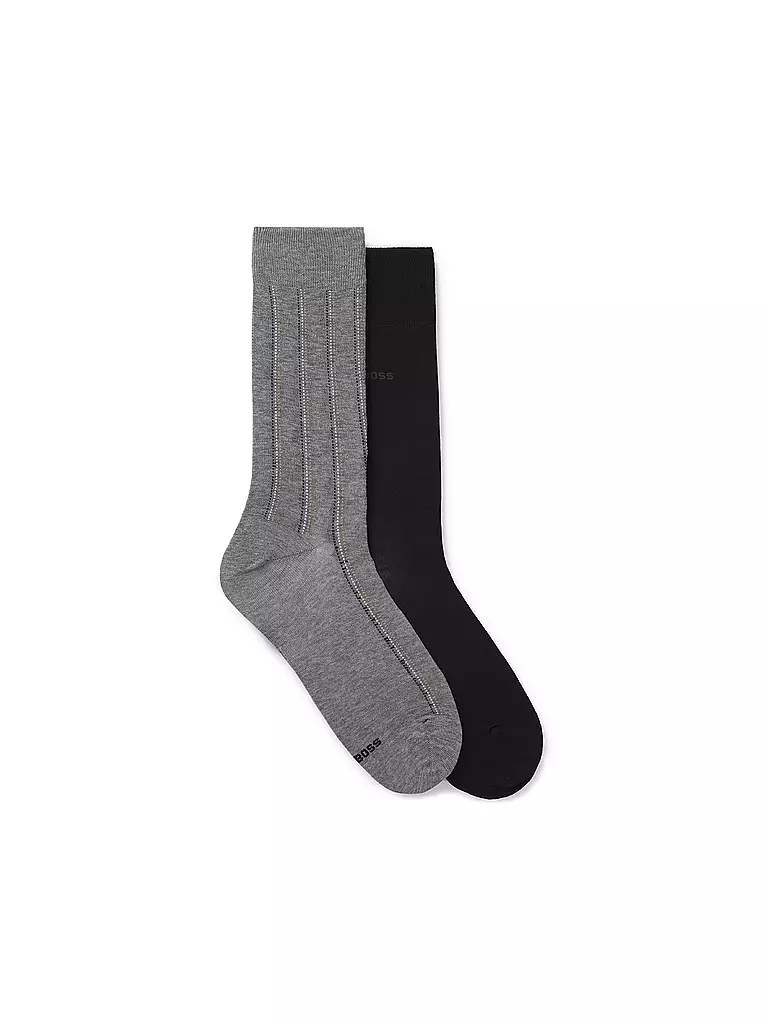 BOSS | Calcetines paquete de 2 medium grey | Gris
