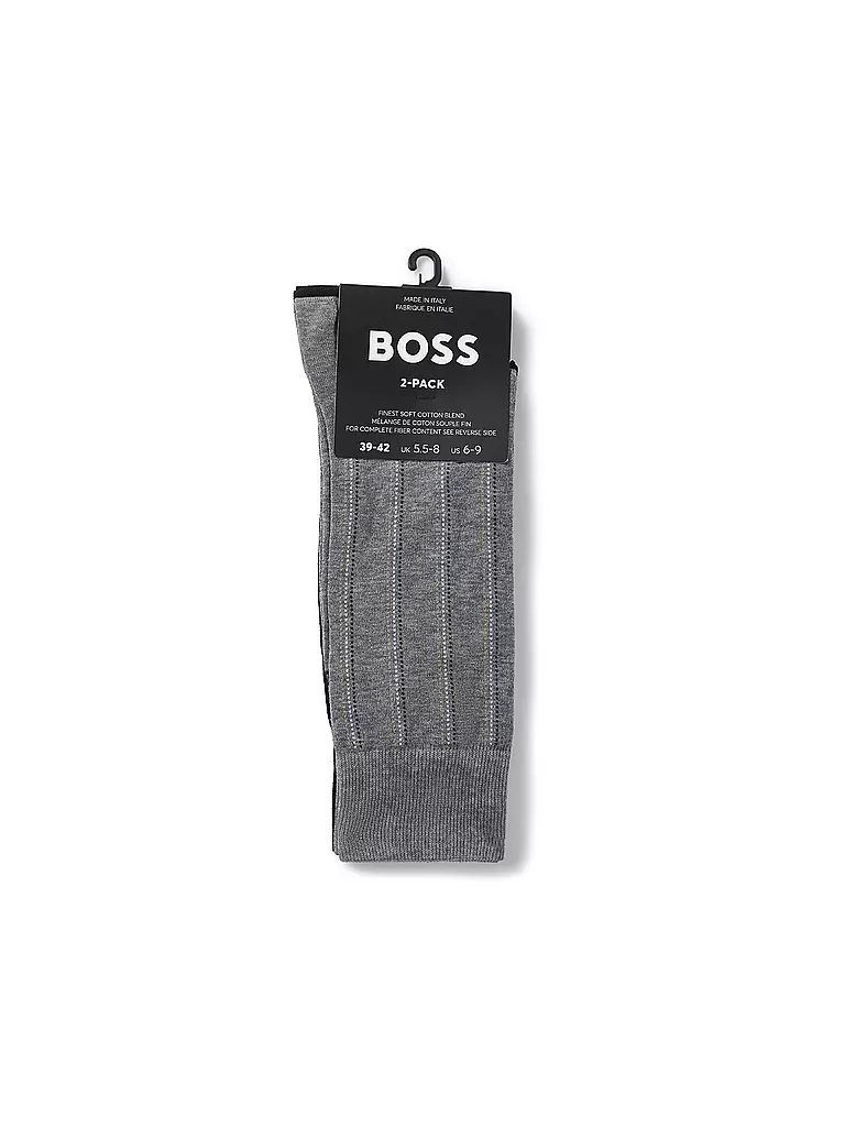 BOSS | Calcetines paquete de 2 medium grey | Gris