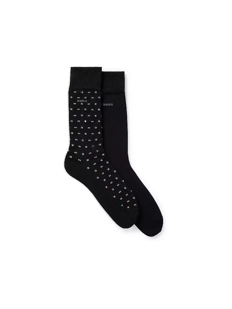 BOSS | Calcetines paquete de 2 negro | Negro