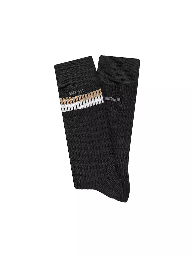BOSS | Calcetines Paquete de 2 negro | Negro