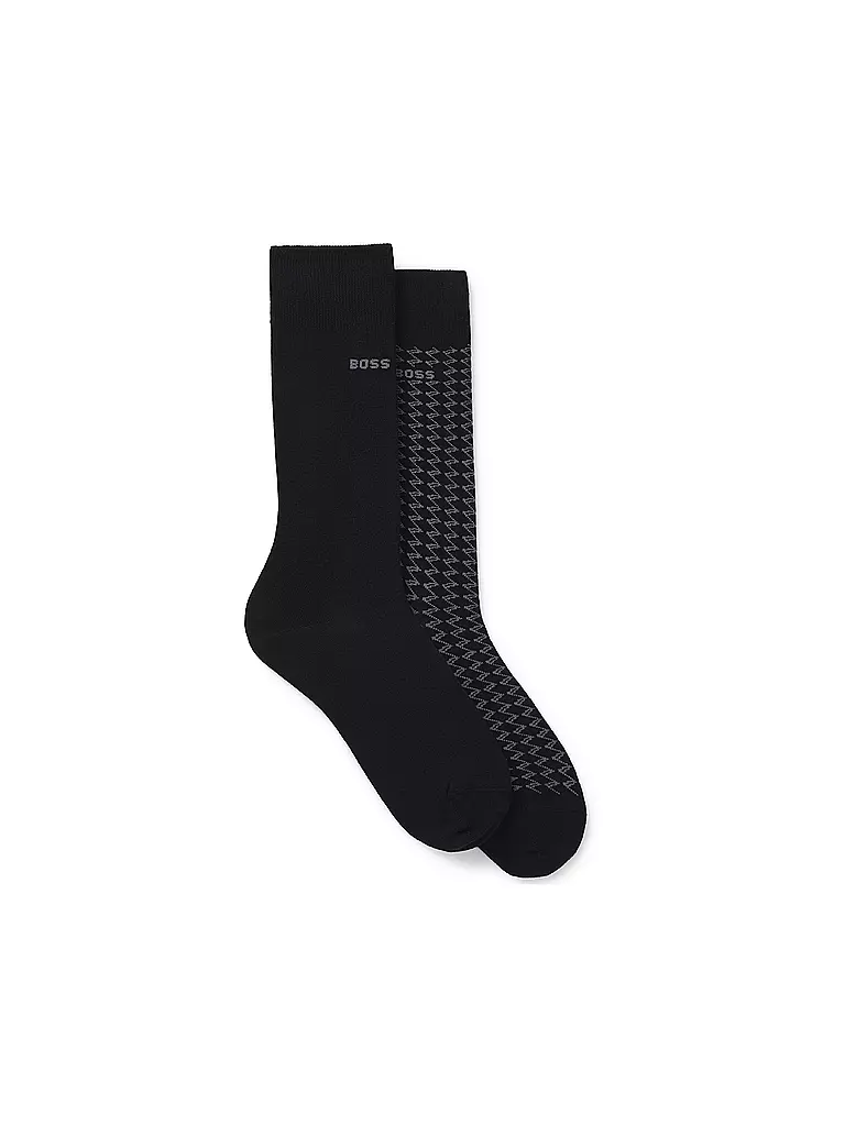 BOSS | Calcetines paquete de 2 negro | Negro