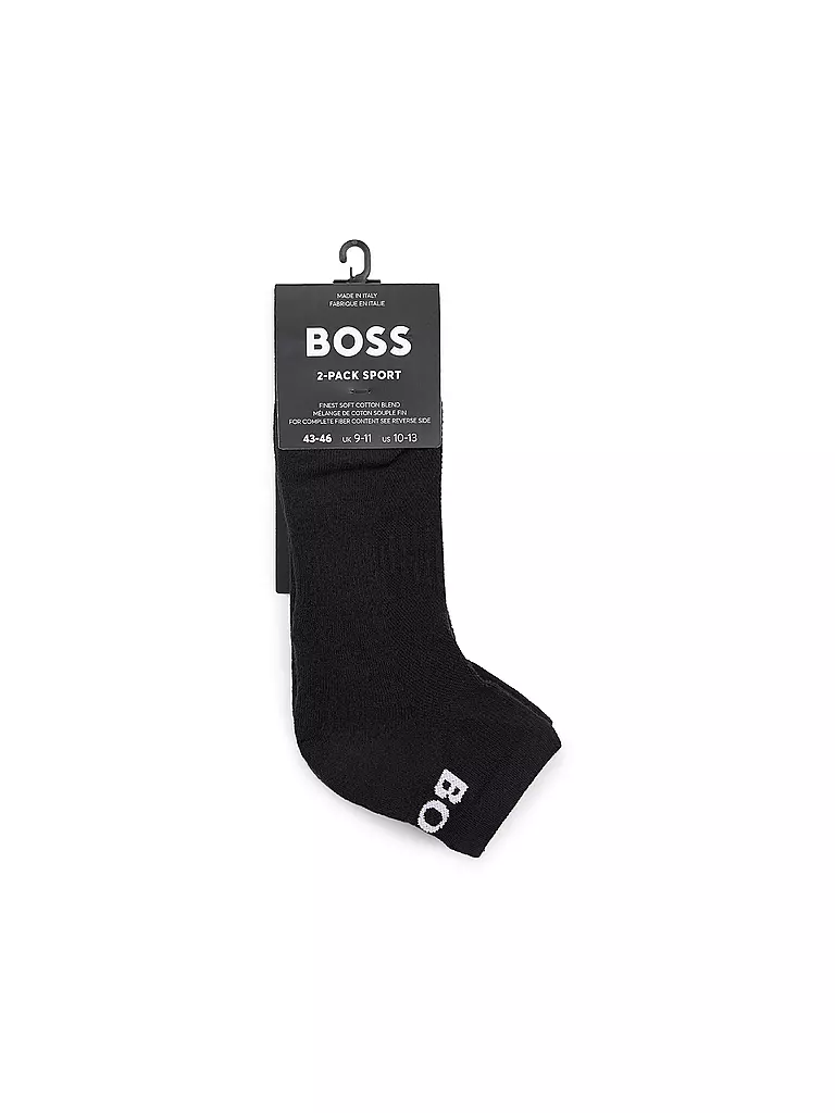 BOSS | Calcetines paquete de 2 negro | 