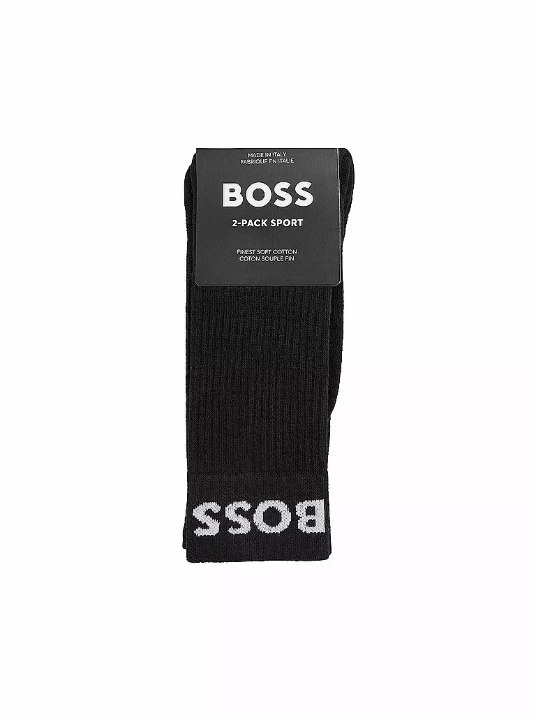 BOSS | Calcetines Paquete de 2 negro | 
