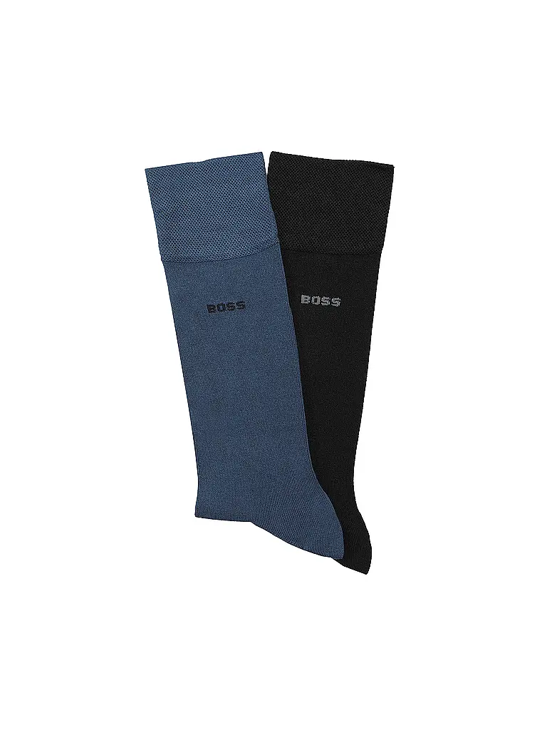 BOSS | Calcetines Paquete de 2 | Azul