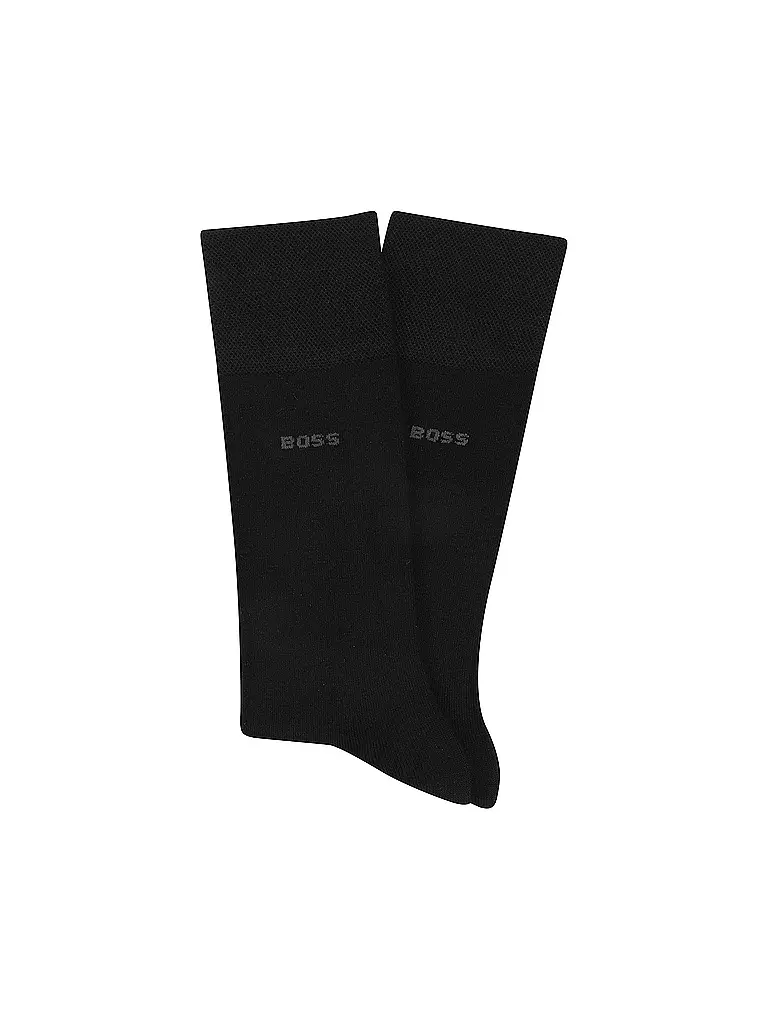 BOSS | Calcetines Paquete de 2 | Negro