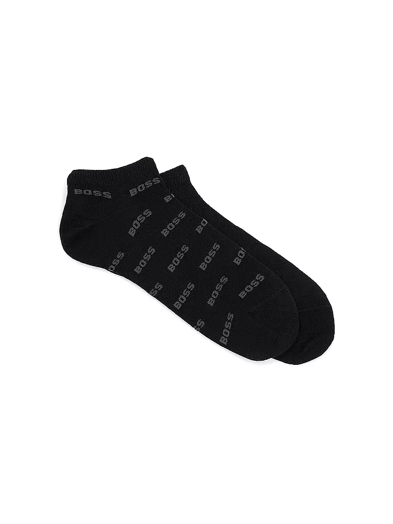 BOSS | Calcetines sneaker, paquete de 2, negro | Negro