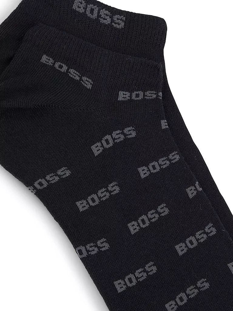 BOSS | Calcetines sneaker, paquete de 2, negro | 