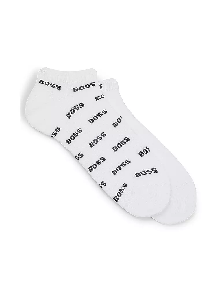 BOSS | Calcetines sneaker paquete de 2 blanco | Blanco
