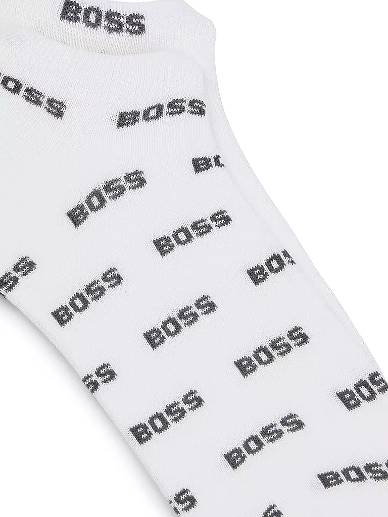BOSS | Calcetines sneaker paquete de 2 blanco | 