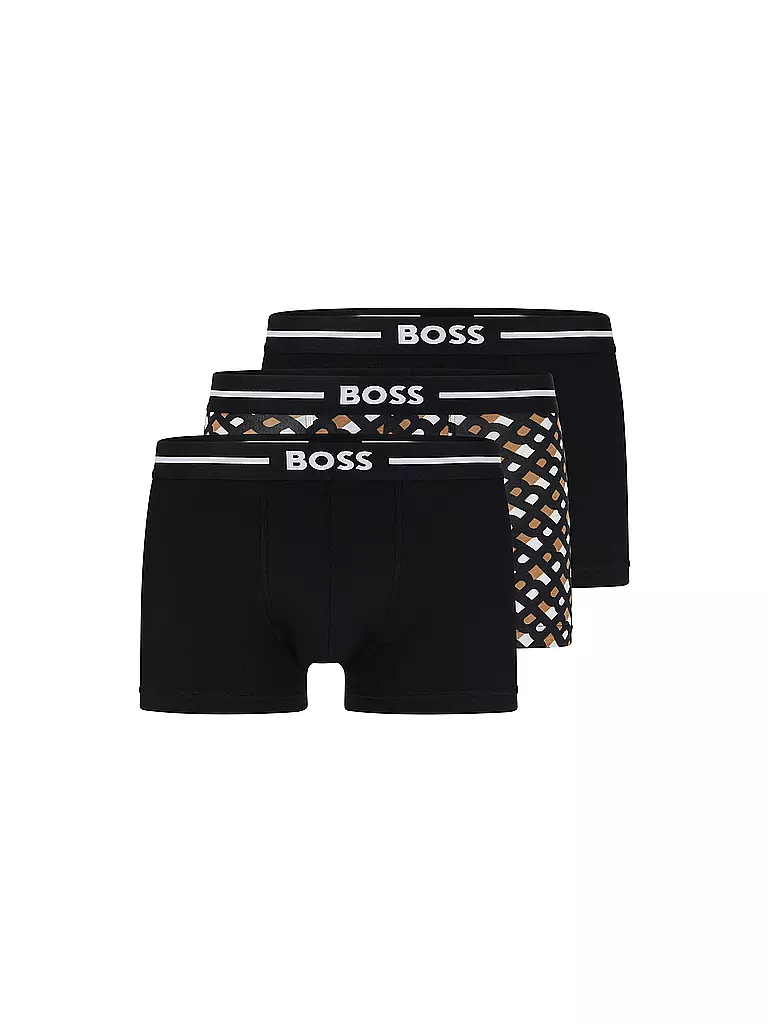 BOSS | Calzoncillos paquete de 3 abierto varios | Negro
