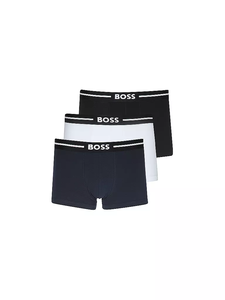 BOSS | Calzoncillos paquete de 3 abierto varios | Azul oscuro