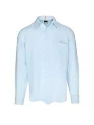 BOSS | Camisa de lino Regular Fit RELEGANT | Azul claro