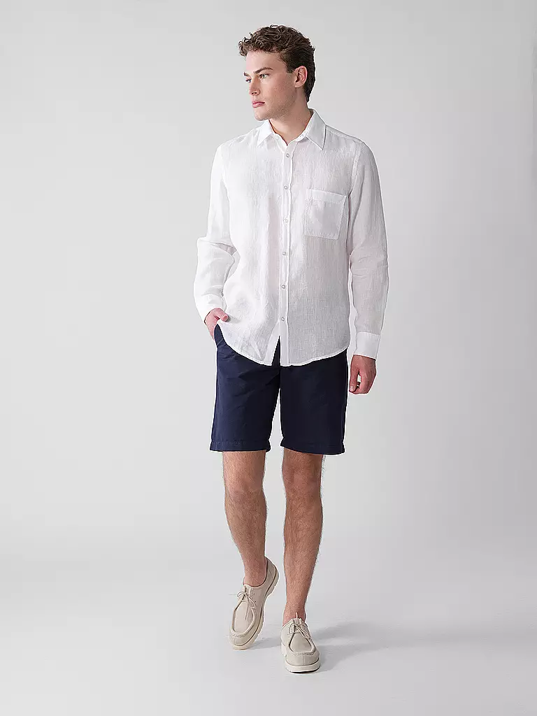 BOSS | Camisa de lino Regular Fit RELEGANT | Blanco