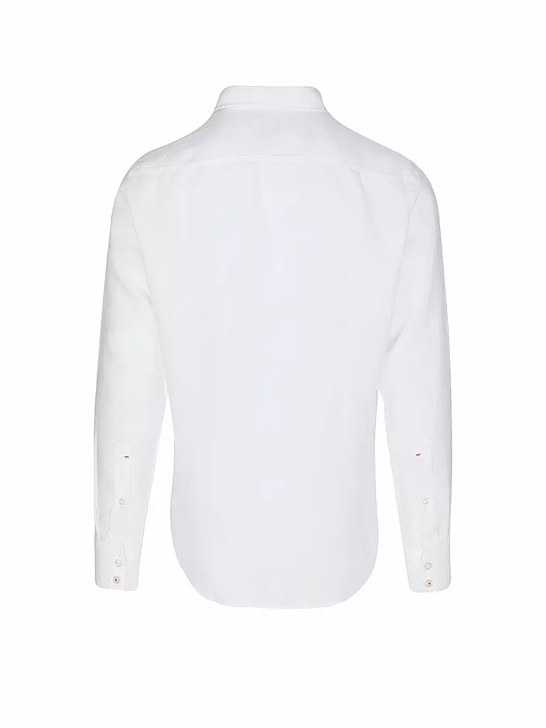 BOSS | Camisa de lino Regular Fit RELEGANT | Blanco