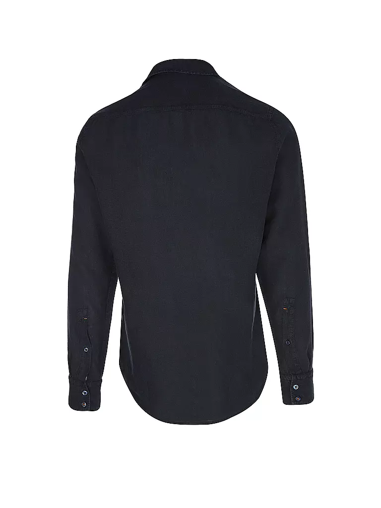 BOSS | Camisa de lino Regular Fit RELEGANT | Azul