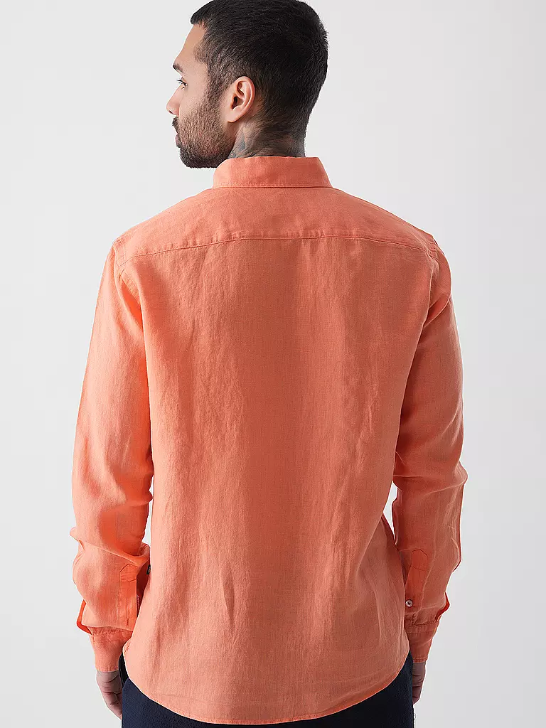 BOSS | Camisa de lino Slim Fit H-ROAN | 