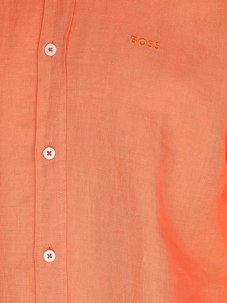 BOSS | Camisa de lino Slim Fit H-ROAN | 