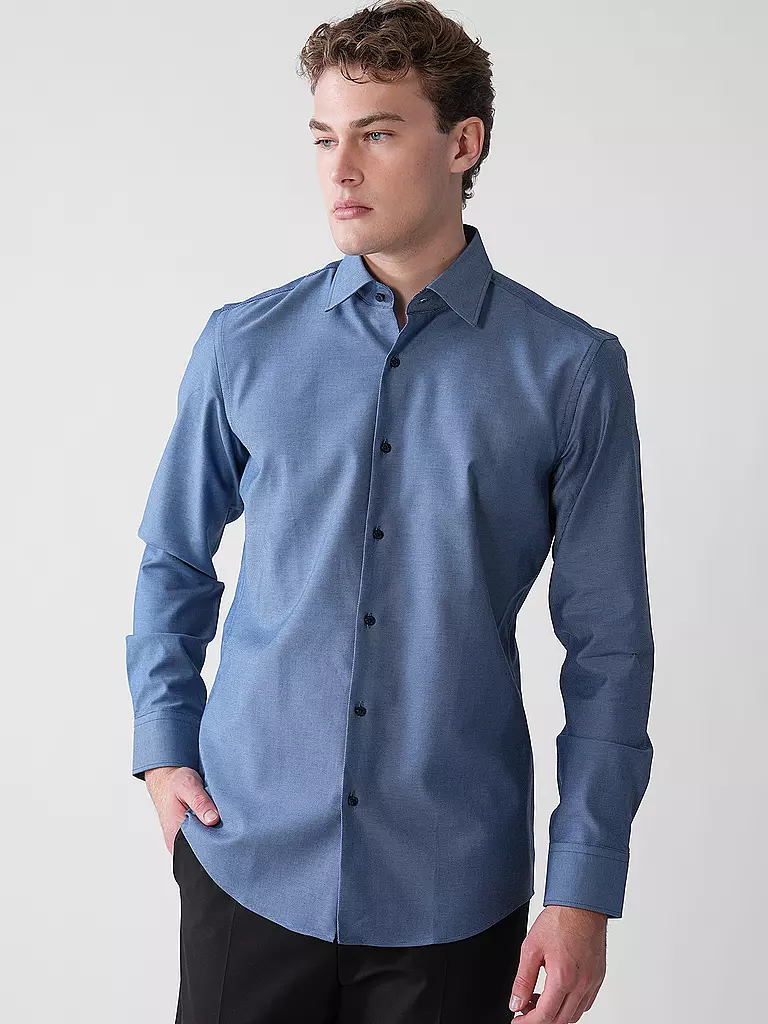 BOSS | Camisa de vestir Slim Fit HANK | Azul