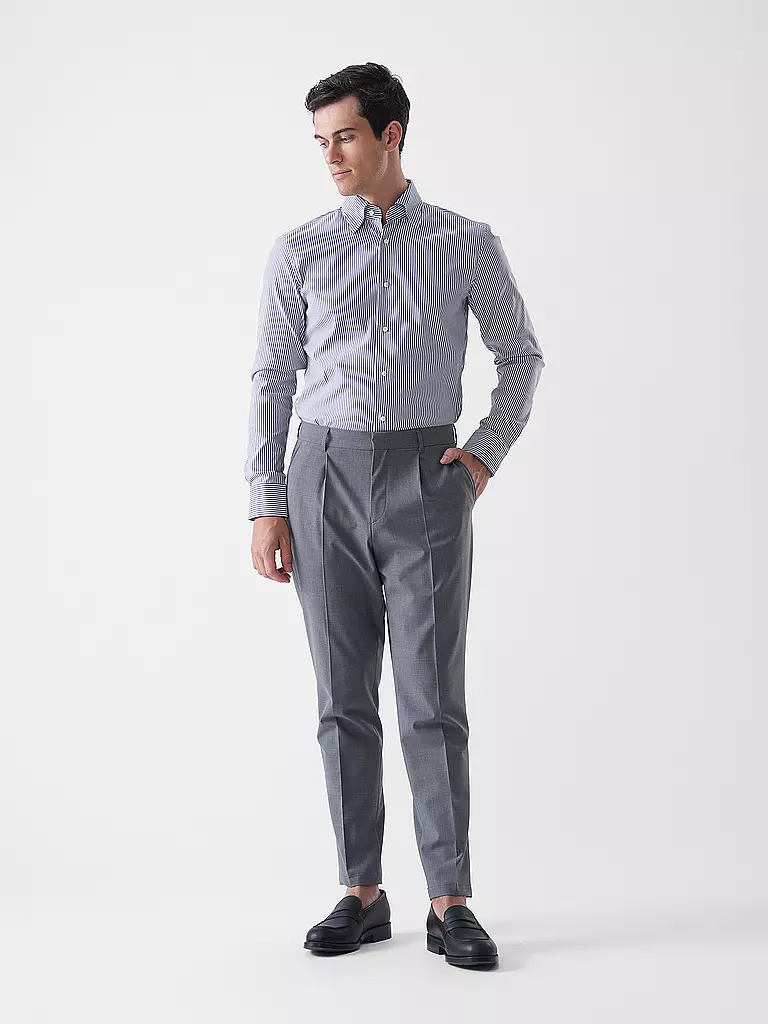 BOSS | Camisa Regular Fit L-HAYS | Azul oscuro