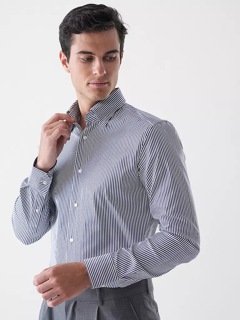 BOSS | Camisa Regular Fit L-HAYS | Azul oscuro