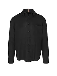 BOSS | Camisa de lino Regular Fit RELEGANT | Negro