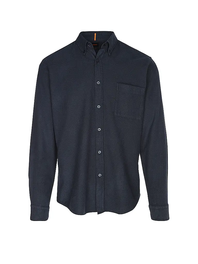 BOSS | Camisa Regular Fit RICKERT_M | Azul oscuro