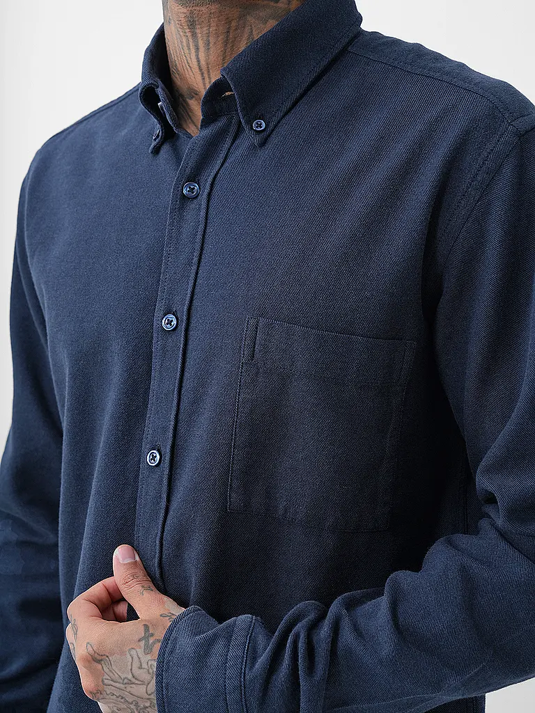 BOSS | Camisa Regular Fit RICKERT_M | Azul oscuro