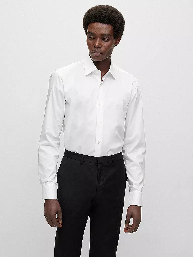 BOSS | Camisa Slim Fit H-HANK | Blanco