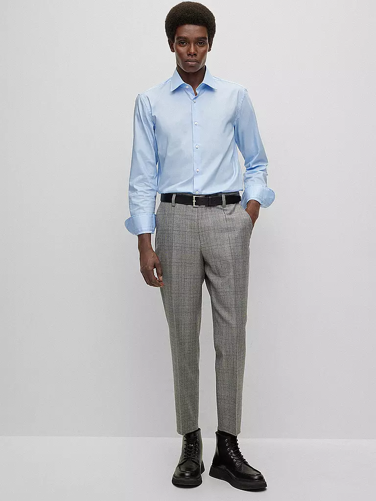 BOSS | Camisa Slim Fit H-HANK | Azul