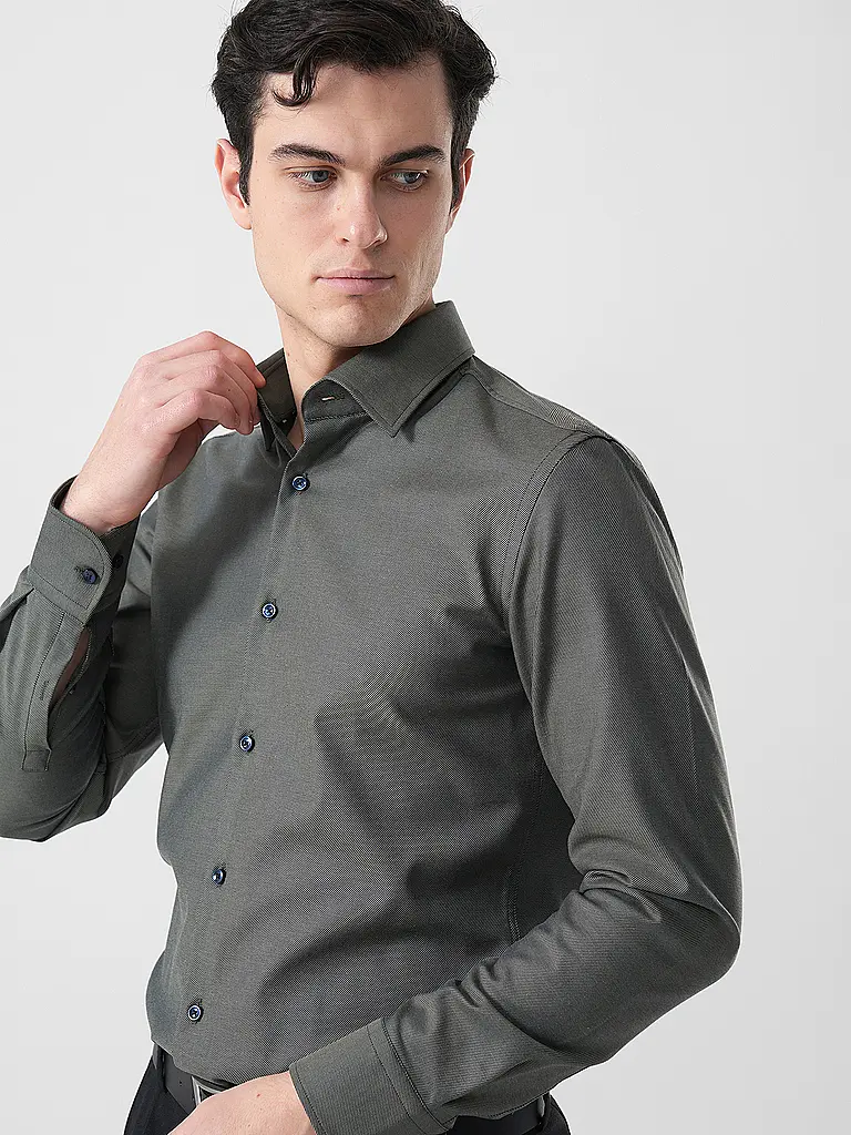 BOSS | Camisa Slim Fit H-HANK | Verde