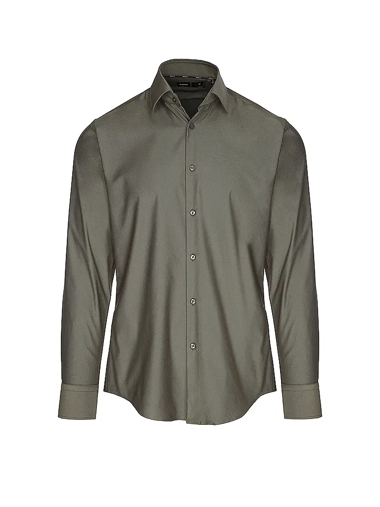 BOSS | Camisa Slim Fit HANK | Marrón claro
