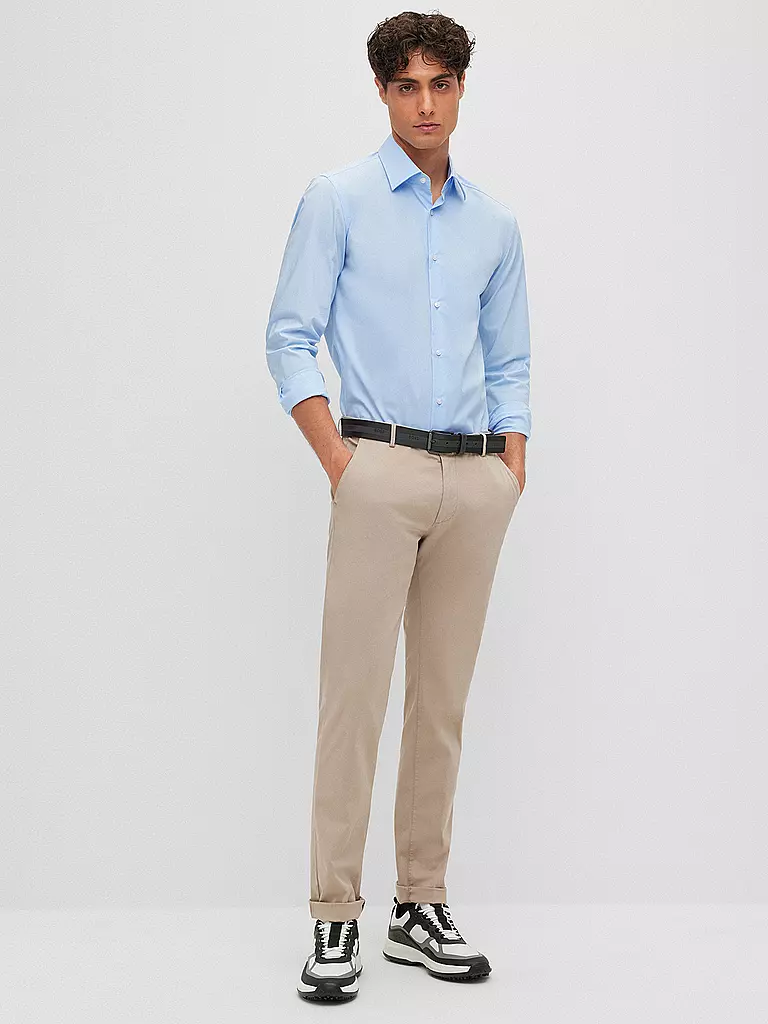 BOSS | Camisa Slim Fit Hank | Azul