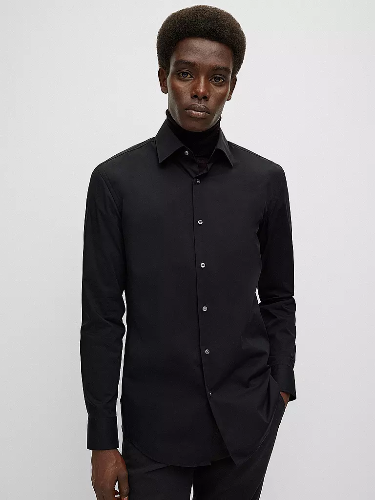 BOSS | Camisa Slim Fit Hank | Negro
