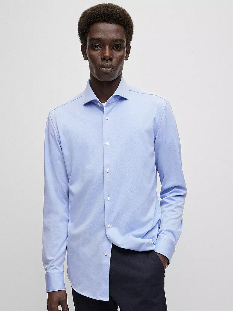 BOSS | Camisa Slim Fit HANK | Azul