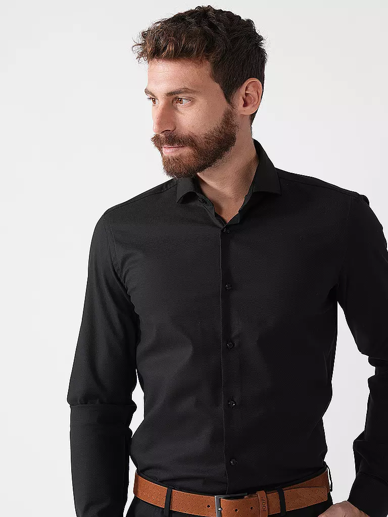 BOSS | Camisa Slim Fit HANK | Negro
