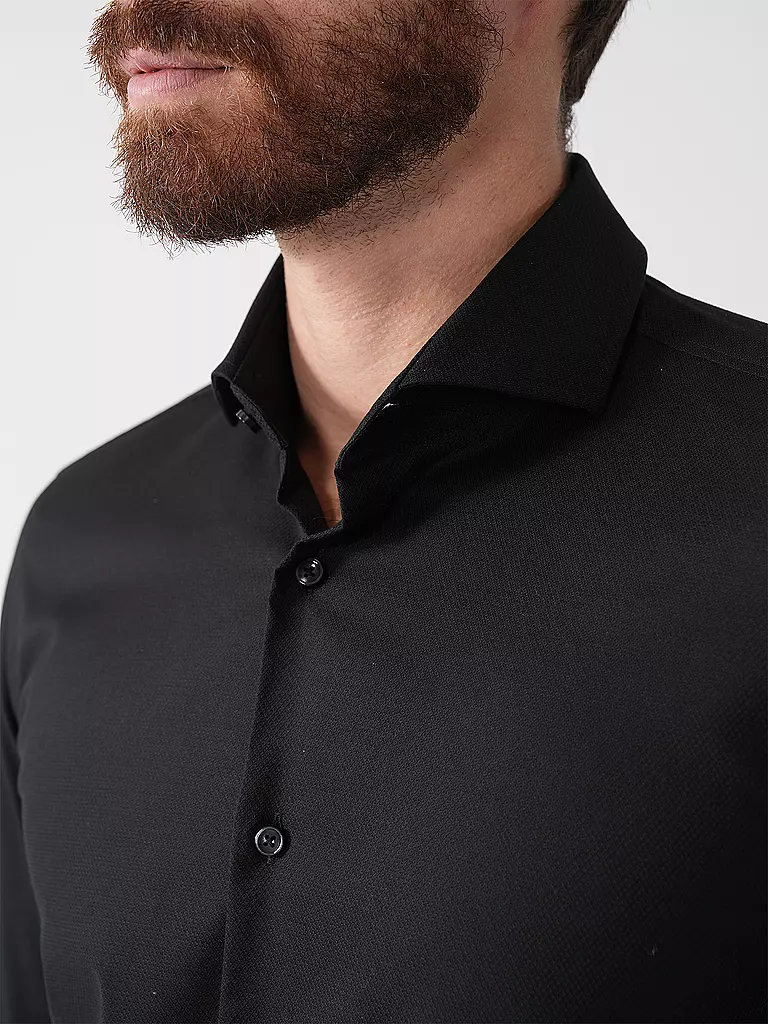 BOSS | Camisa Slim Fit HANK | Negro