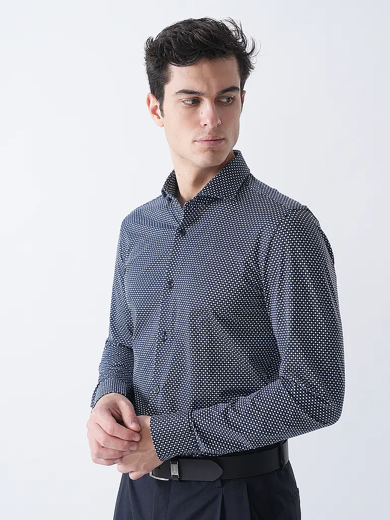 BOSS | Camisa Slim Fit HANK | Azul oscuro