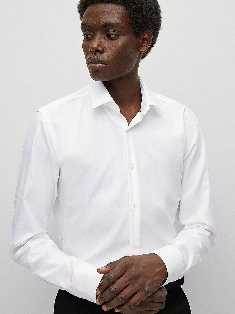 BOSS | Camisa Slim Fit HANK | Blanco
