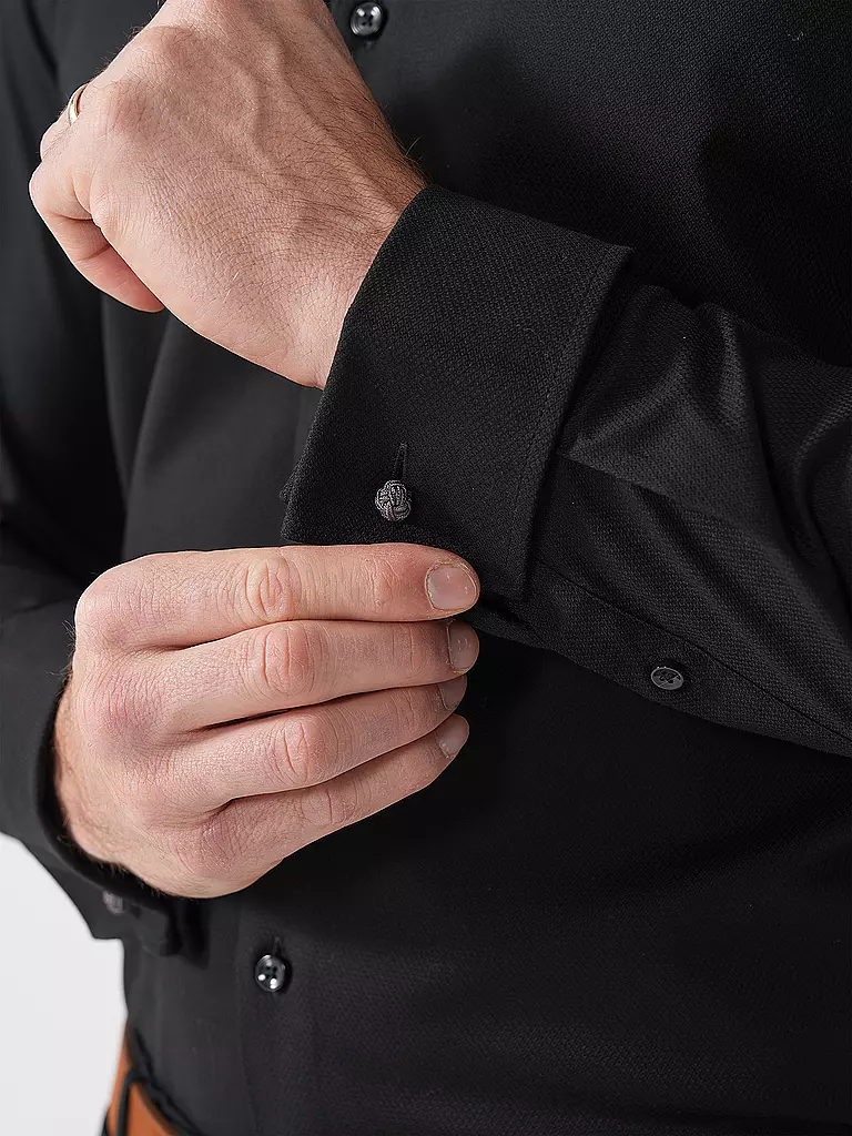 BOSS | Camisa Slim Fit HANK | Negro