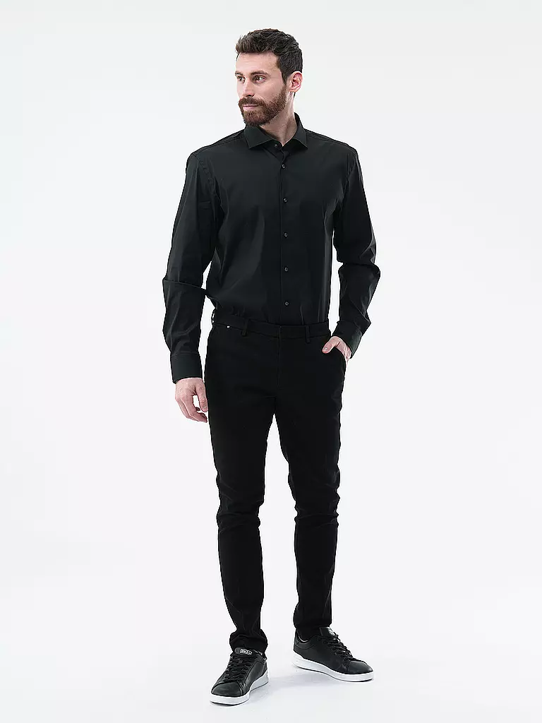 BOSS | Camisa Slim Fit P-HANK | Negro