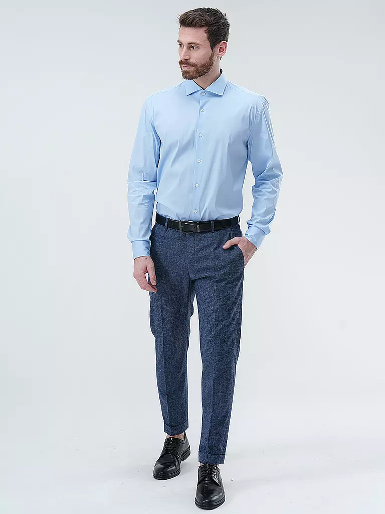 BOSS | Camisa Slim Fit P-HANK | Azul claro