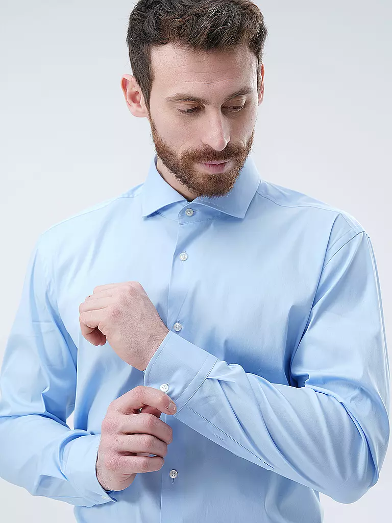 BOSS | Camisa Slim Fit P-HANK | Azul claro