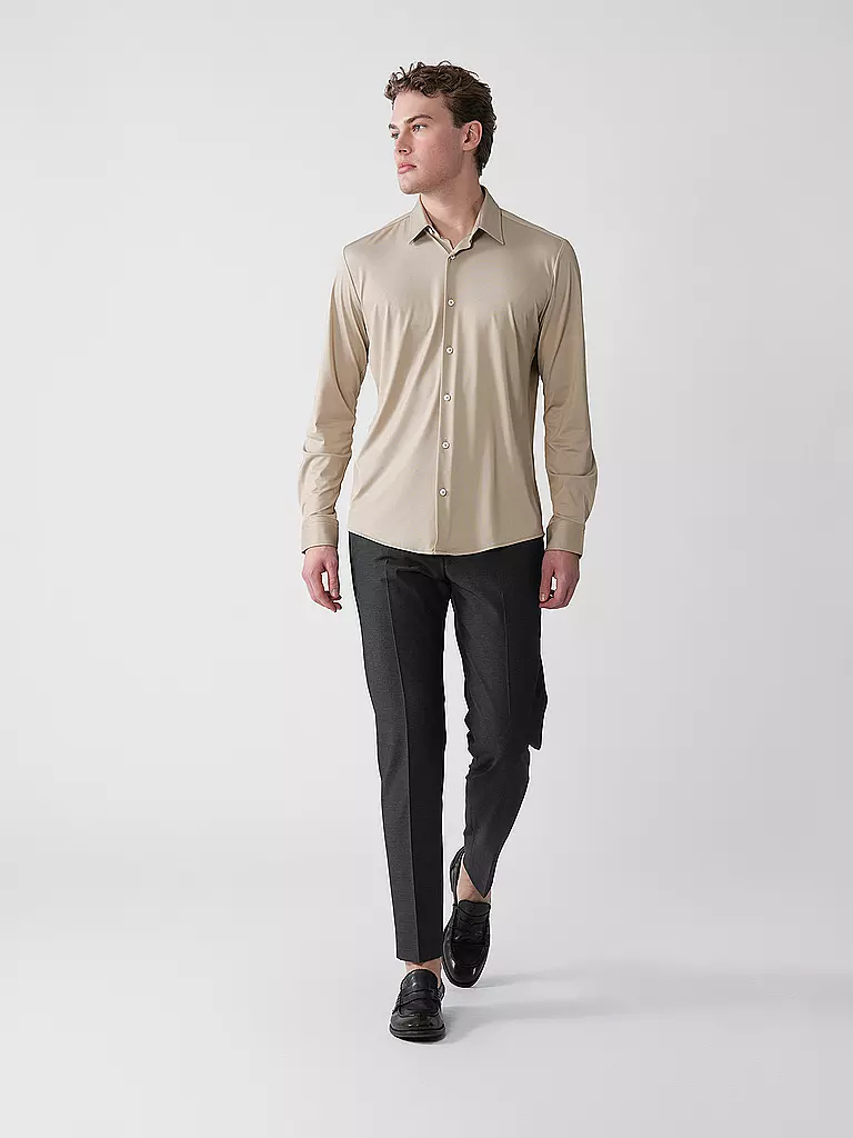 BOSS | Camisa Slim Fit ROAN | Beige