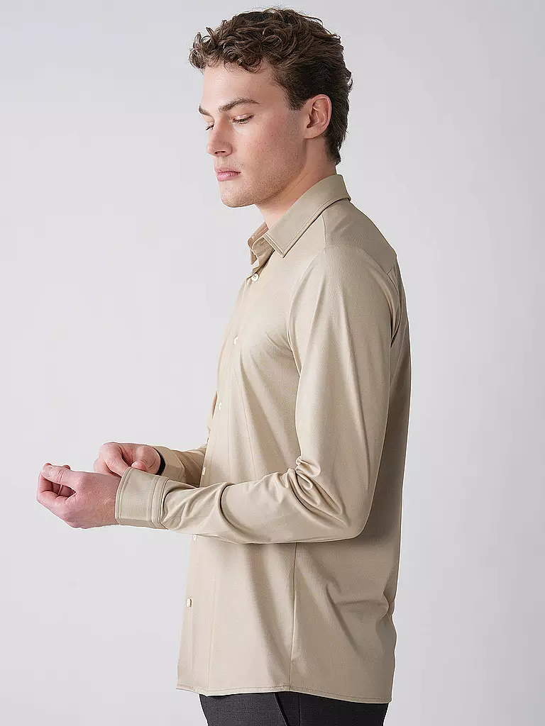 BOSS | Camisa Slim Fit ROAN | Beige
