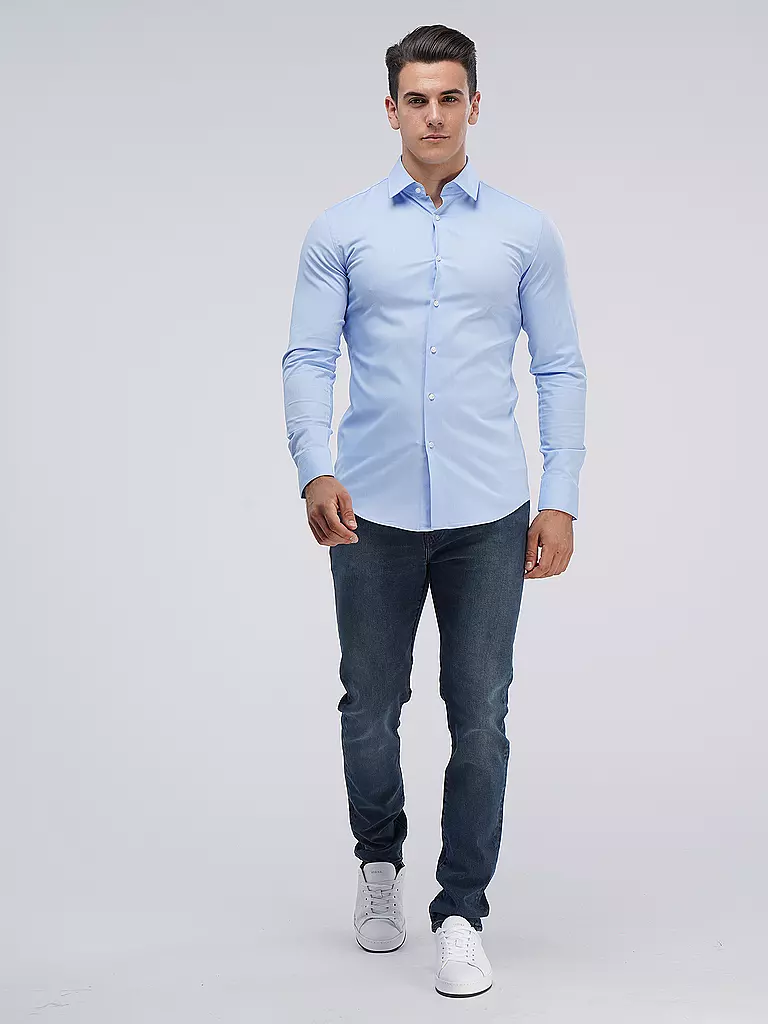 BOSS | Camisa Slim Fit | Azul claro