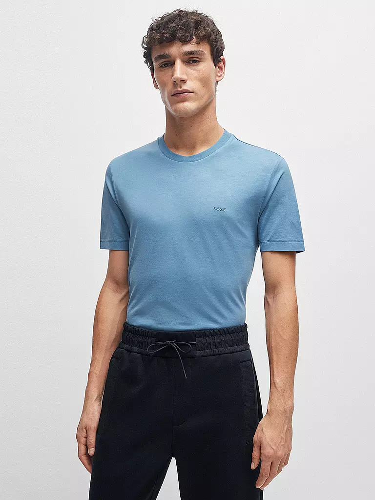 BOSS | Camiseta de corte regular THOMPSON 01 | Azul